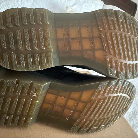 Dr. Martens Pascal Black Boots with Yellow Stitching - Picture 6 of 7